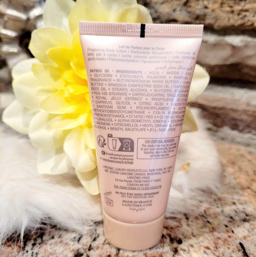 🌺Body Lotion Lancome La Vie Est Belle Body Lotion Purse Size Travel Size - Picture 3 of 4